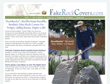Tablet Screenshot of fakerockcovers.com
